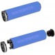 Rockbros BT1001BLBK sponge bicycle handlebar grips - blue and black