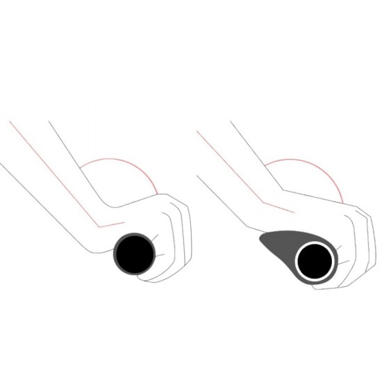 Rockbros BT1802GR bicycle grips - gray