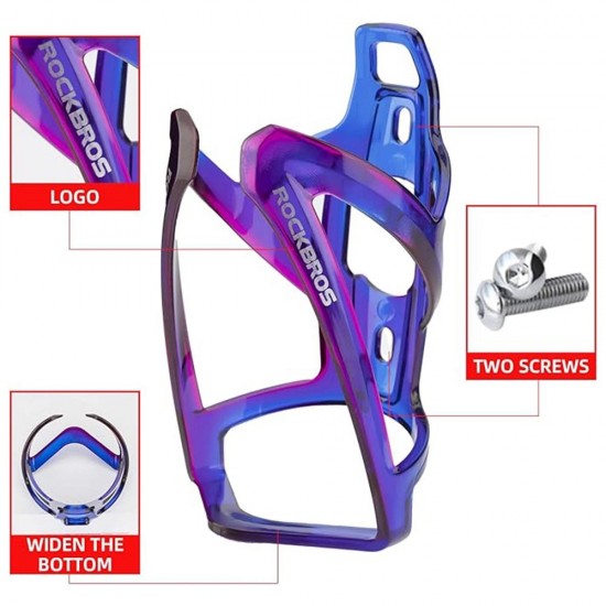 Rockbros FK338 Bike Bottle Holder - Blue and Purple