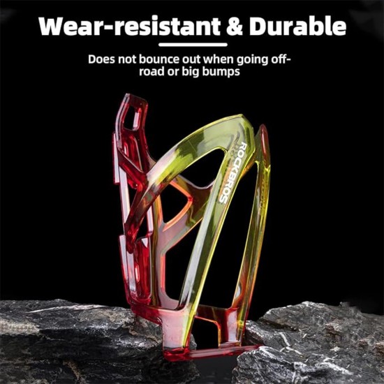 Rockbros FK338 Bike Bottle Holder - Red and Yellow