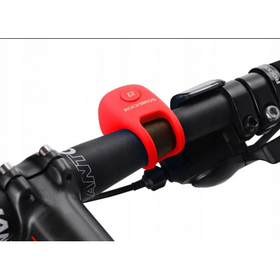 Rockbros CB1709RD electronic bicycle bell - red