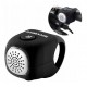 Rockbros CB1709BK electronic bicycle bell - black