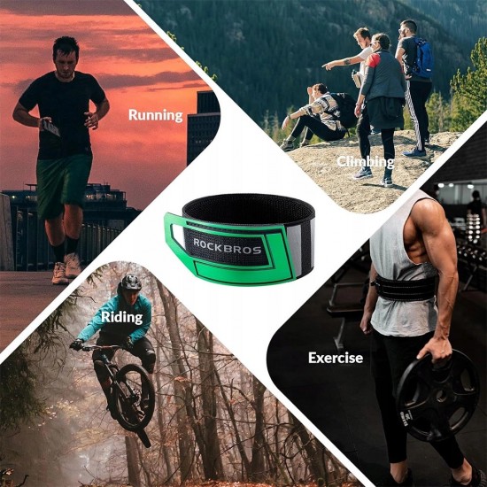 Rockbros reflective tape 49210008001 - green