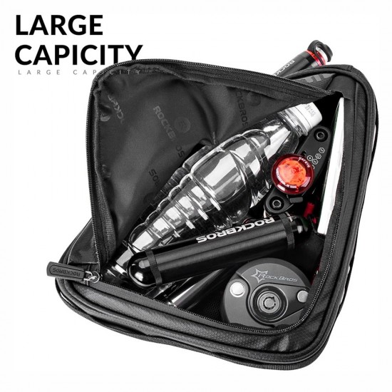 Rockbros B39-2 waterproof bicycle bag for frame - black