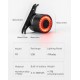 Rockbros Q3 Rear Bike Light with Smart Stop System - Black