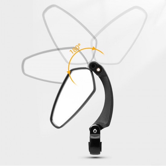 Rockbros 26210001003 Rearview Left Bicycle Mirror - Black