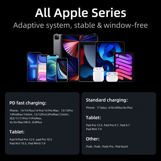 Joyroom Gaming Cable S-CL020A6 Lightning (angled) / USB-C (straight) 20W 1.2 m - blue