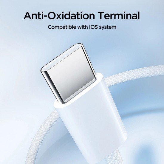 Joyroom Ben Series S-A45 USB-C / USB-C 60W Cable 1 m - White