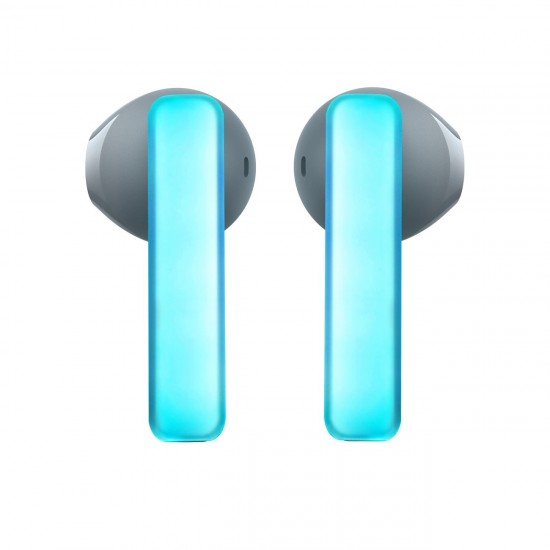 TWS Joyroom JR-TC1 IceLens Series wireless headphones with LED lights - black