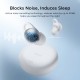 Joyroom JR-TS2 Cozydots Series Wireless TWS Headphones for Sleeping ANC Bluetooth 5.3 - White
