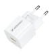 Wozinsky WWCEAC GaN USB-A USB-C 33W wall charger - white
