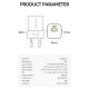 Wozinsky WWCEAC GaN USB-A USB-C 33W wall charger - white