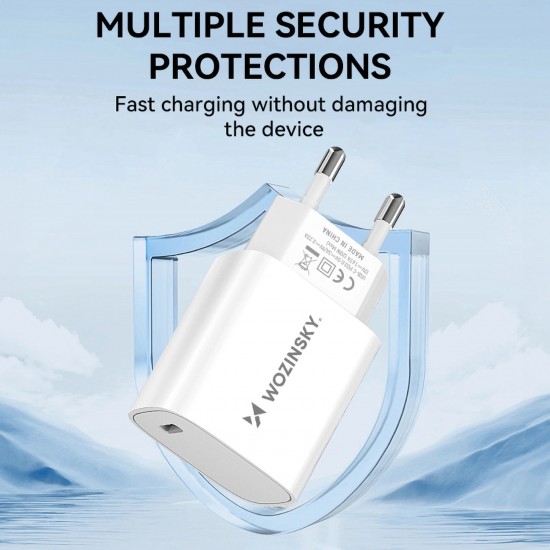 Wozinsky WGWCCW 20W USB-C wall charger - white