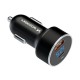 Wozinsky WDCCAC USB-C USB-A 36W Car Charger - Black