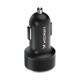 Wozinsky WDCCAC USB-C USB-A 36W Car Charger - Black