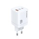 Wozinsky CGWCW 65W GaN Wall Charger USB-A / 2 x USB-C - White