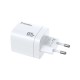 Wozinsky CGWCW 65W GaN Wall Charger USB-A / 2 x USB-C - White