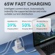 Wozinsky CGWCW 65W GaN Wall Charger USB-A / 2 x USB-C - White