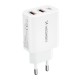 Wozinsky CWCUCW 30W USB-C / 2 x USB-A Wall Charger - White