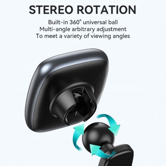 Wozinsky WUMTD Magnetic Car Dashboard Phone Holder - Black