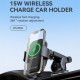 Wozinsky WUMID Car Dashboard Phone Holder with 15W Inductive Charger - Black