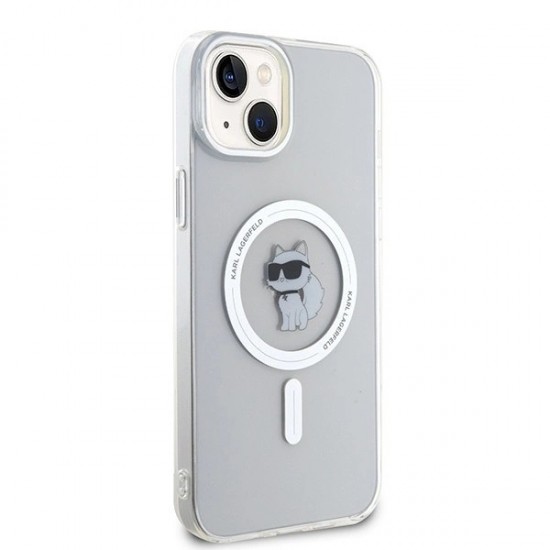 Karl Lagerfeld IML Choupette MagSafe case for iPhone 15 Plus - transparent