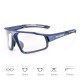 Rockbros SP216BL photochromic UV400 cycling glasses - blue
