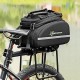 Rockbros A6-03BK bicycle bag for trunk 35 l with fold-out pockets - black