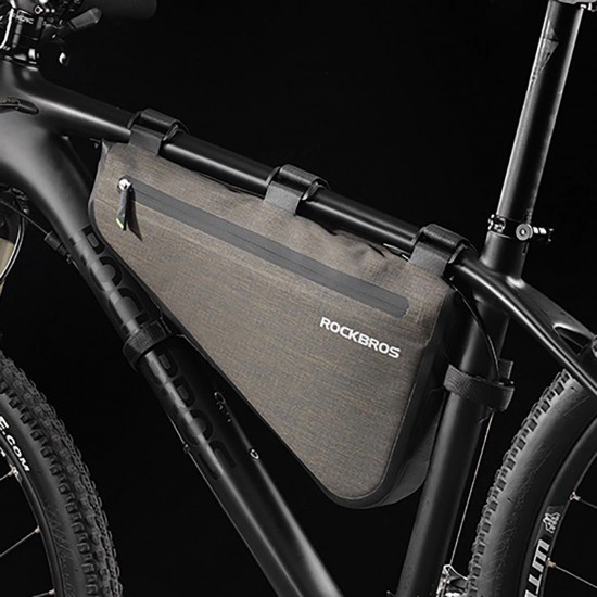 Rockbros AS-017 bicycle frame bag 5 l - dark green