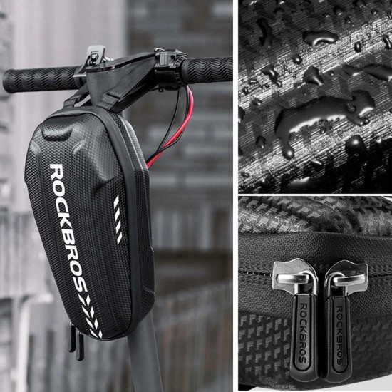 Rockbros B62-1 Bike Bag for Handlebar or Frame 3L - Black