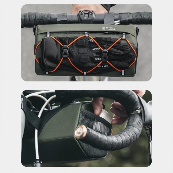Rockbros 30110054001 bicycle handlebar bag 2.2 l - green