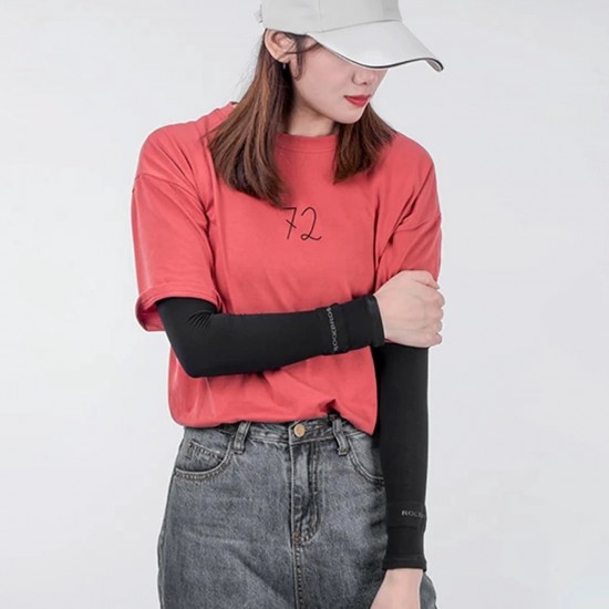 Rockbros XT9002BK cycling arm warmers - black (2 pcs.)