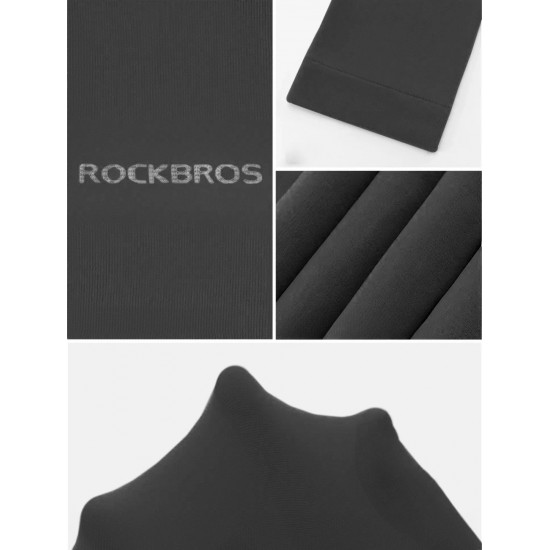 Rockbros XT9002BK cycling arm warmers - black (2 pcs.)