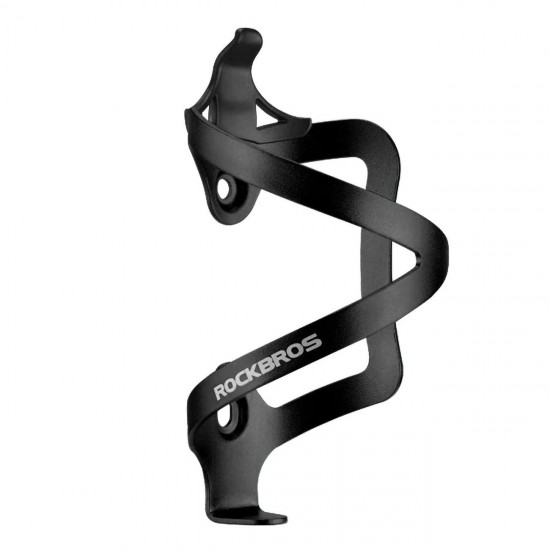 Rockbros 2017-11ABK Aluminum Bike Bottle Holder - Black