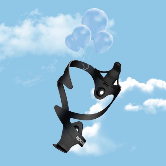 Rockbros 2017-11ABK Aluminum Bike Bottle Holder - Black