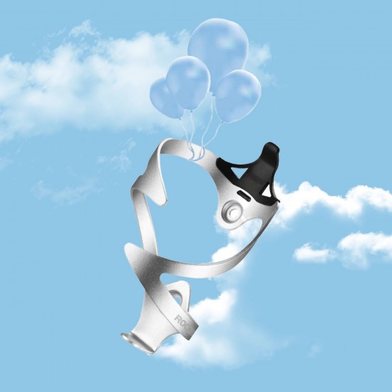 Rockbros 2017-11AS Aluminum Bike Bottle Holder - White