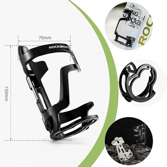 Rockbros 31210012001 bicycle bottle holder - black