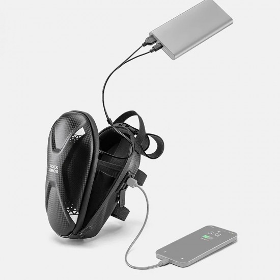 Rockbros bag 3011006301 for the handlebar of a bicycle or scooter 1.3 l - black