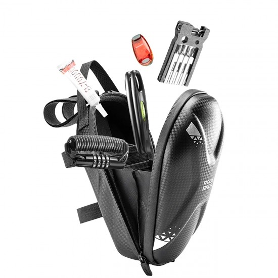 Rockbros bag 3011006301 for the handlebar of a bicycle or scooter 1.3 l - black