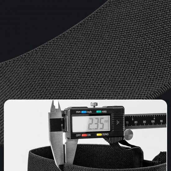 Rockbros 0431001 sports wristband - black (2 pcs.)