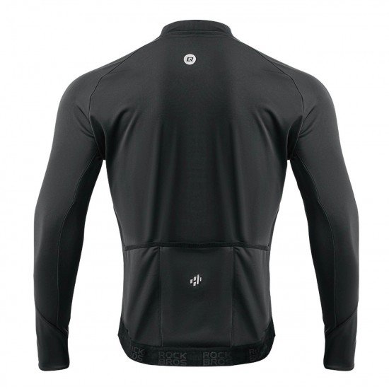 Rockbros Fall/Winter Long Sleeve Cycling Jacket S - Black