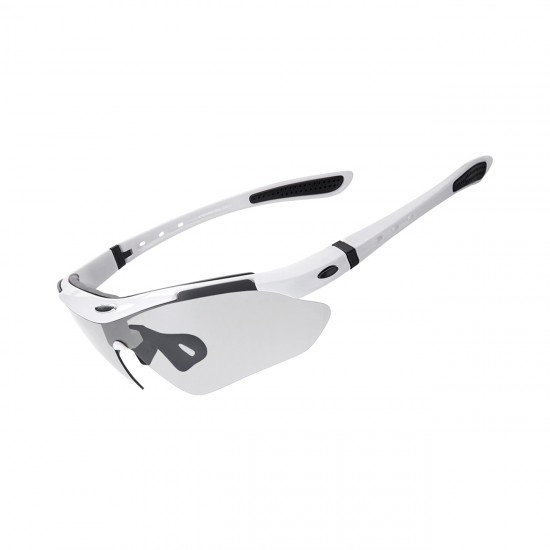 Rockbros 10002 Polarized Cycling Glasses - White