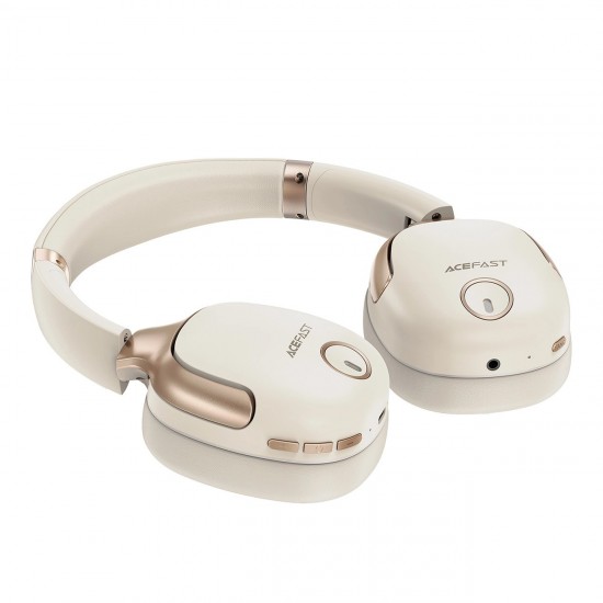 Acefast H2 on-ear wireless Bluetooth 5.3 ANC headphones - beige