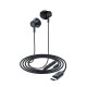 Acefast L2 in-ear headphones with USB-C connector, microphone and remote control 1.2 m - black