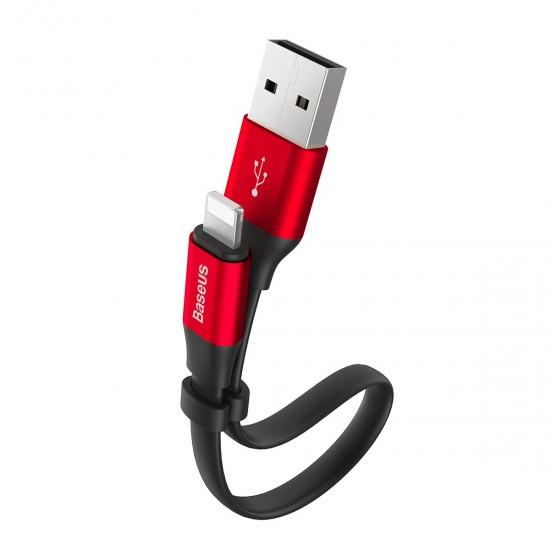 Baseus Nimble USB-A / Lightning 2A cable 0.23 m - red and black