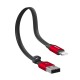 Baseus Nimble USB-A / Lightning 2A cable 0.23 m - red and black