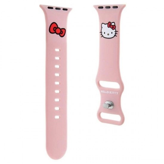 Hello Kitty Silicone Kitty Head Strap for Apple Watch 42/44/45/49mm - Pink