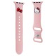 Hello Kitty Silicone Kitty Head Strap for Apple Watch 42/44/45/49mm - Pink