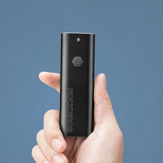 Rockbros RHL600 front bicycle light 600lm 2600mAh IPX6 - black