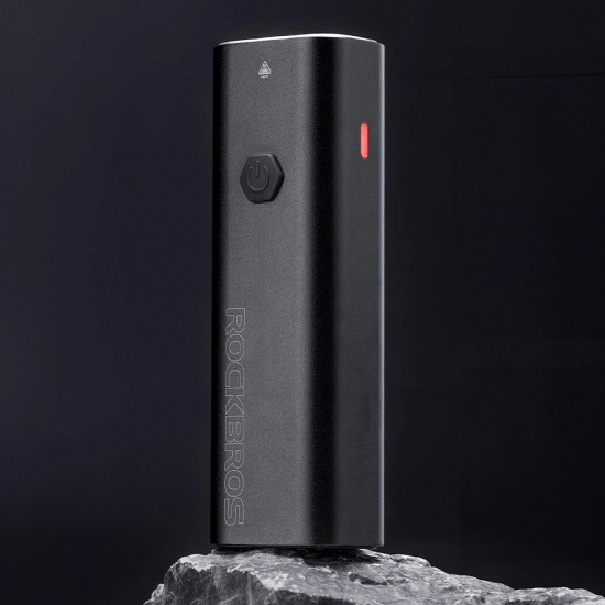 Rockbros RHL600 front bicycle light 600lm 2600mAh IPX6 - black